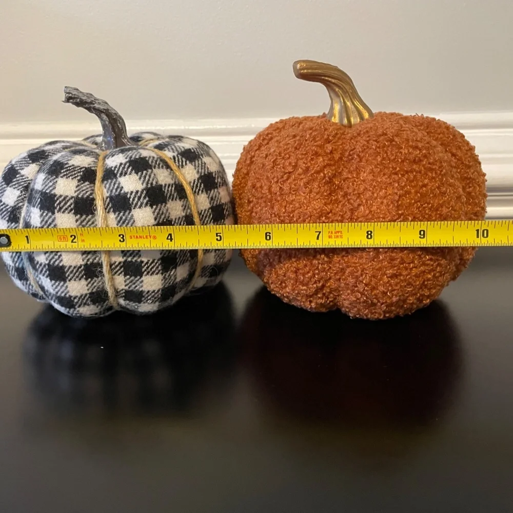 5 for $20: Target sherpa & plaid pumpkins